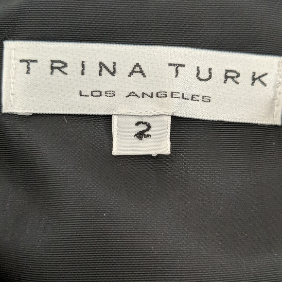 TRINA TURK * RUFFLE SPLIT PENCIL SKIRT - Picture 5 of 5